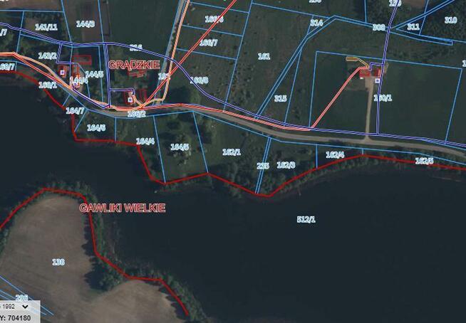 Działka rolna Grądzkie gm. Wydminy