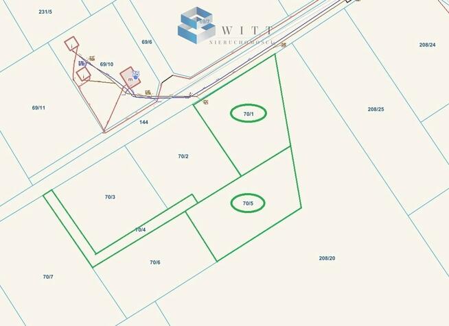 Działka budowlana Worliny gm. Łukta