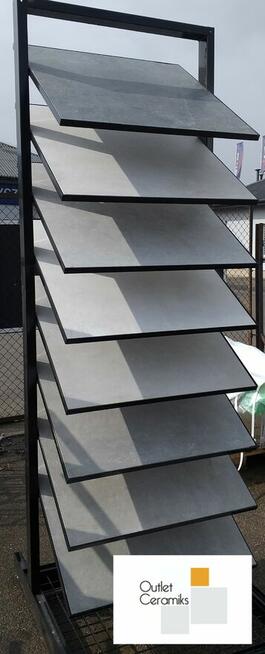 Płytki tarasowe 2cm do ogrodu na balkon 120x60x2 City black