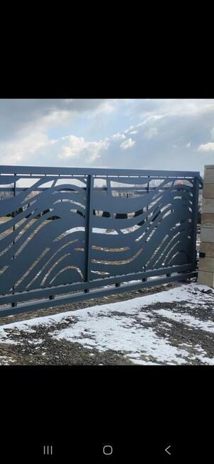 Wycinanie cnc .blach profili bramowych itp