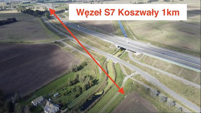 2,5 ha przy S7 – teren inwestycyjny 10 minut od Gdańska