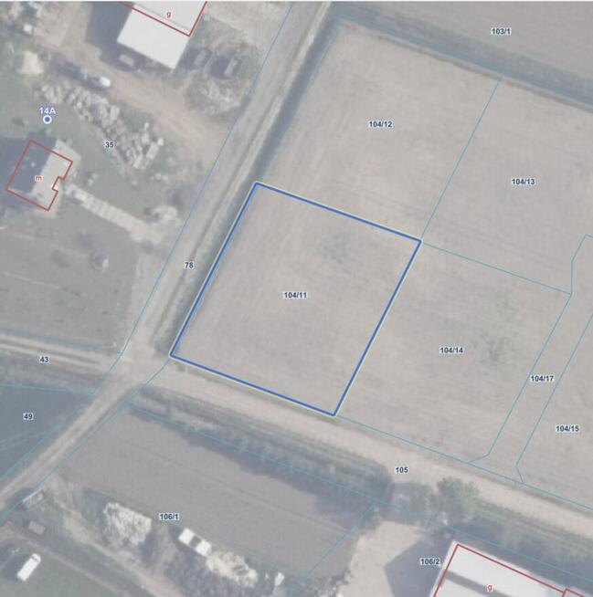 Działki budowlane 20 minut od Gdańska Dojazd S7 od 1222 m2