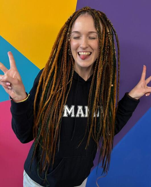 Warkoczyki - dredloki -cornrows bokserskie Gdańsk Trójmiasto