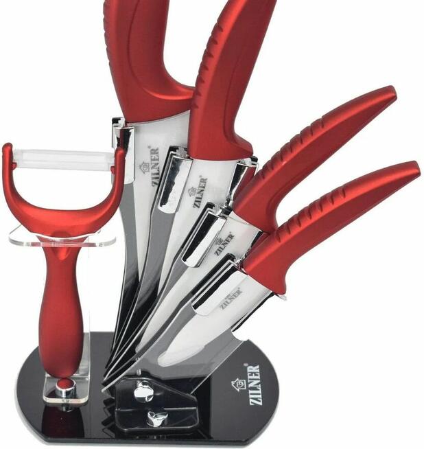 Zilner Zestaw Noży Stalowo Ceramicznych 6 Ele. Zl5123