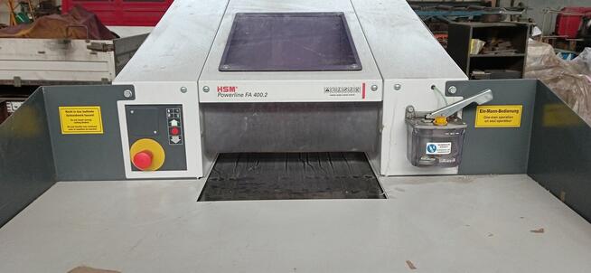 Niszczarka HSM FA 400.2 z belownicą HSM KP 40V