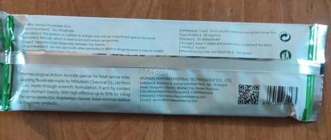 warroza pszczoły paski 20 szt