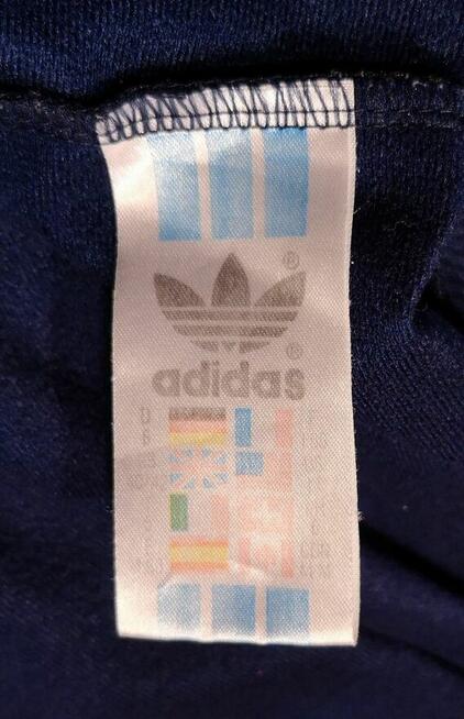 Bluza Adidas 3 Paski lata 90 real vintage, takie większe L.