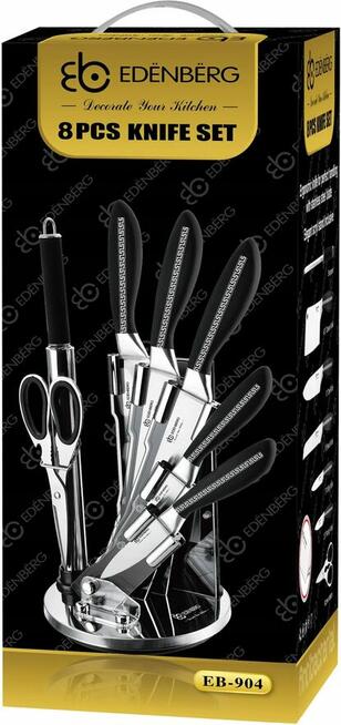 Komplet noży w bloku ZESTAW KUCHENNY DO CHLEBA SZEFA 5 szt.