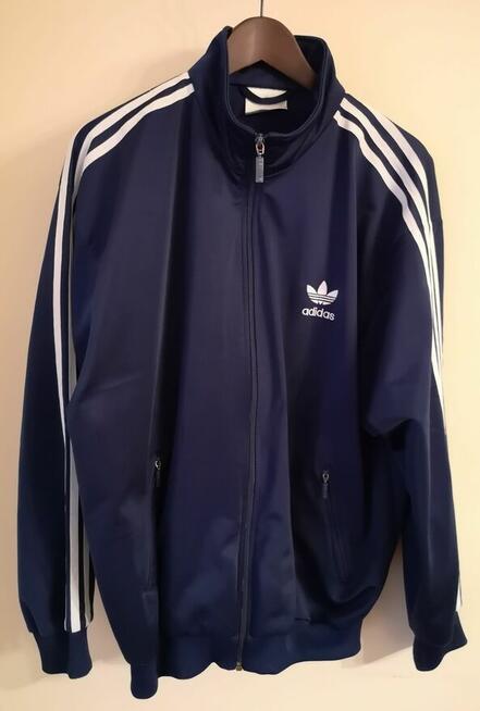 Bluza Adidas 3 Paski lata 90 real vintage, takie większe L.