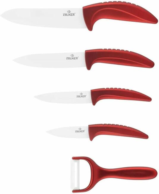 Zilner Zestaw Noży Stalowo Ceramicznych 6 Ele. Zl5123