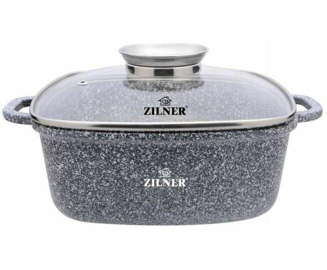 Zestaw garnków Zilner garnki aluminiowe 8 el. ZL-8534