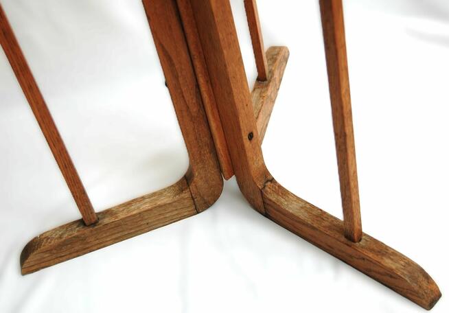 Kwietnik drewniany, stojący, art deco, dwudziestolecie