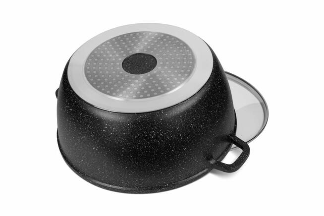 Garnek marmurowy z pokrywką ZILNER rozmiar16-28cm 1,3-6,2 L