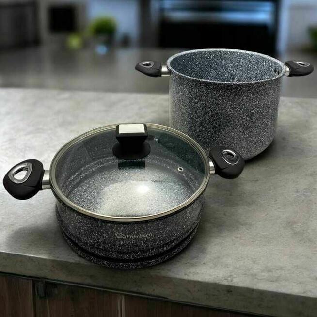 Garnek Marmurkowy 2w1 10L + wkład na parę Eberbach Eb-2198