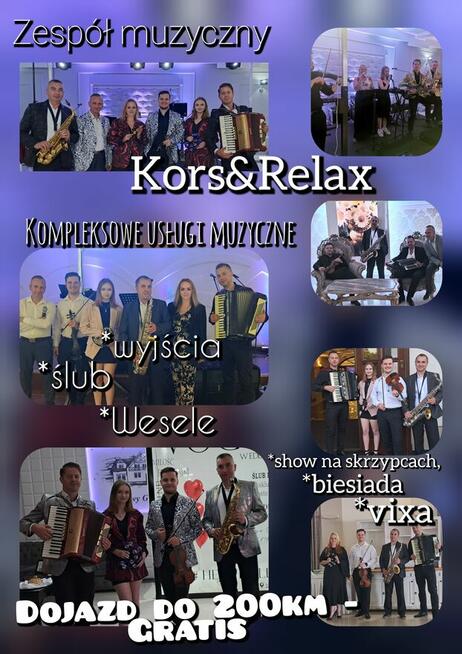 Zespół Kors&Relax - Kompleksowe usługi muzyczne