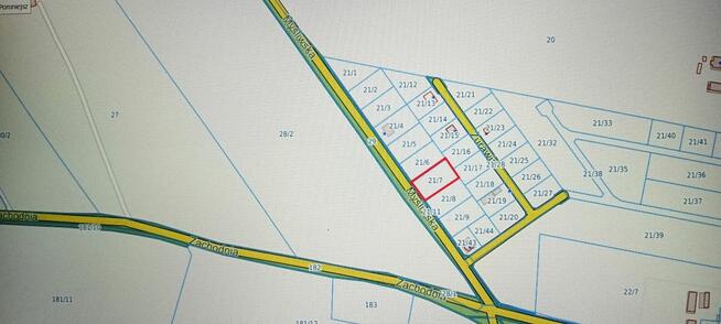 Działka inwestycyjna Wyszecino gm. Luzino, Myśliwska