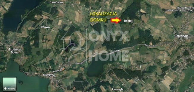 Dom Ostrzyce gm. Somonino Rokitki,