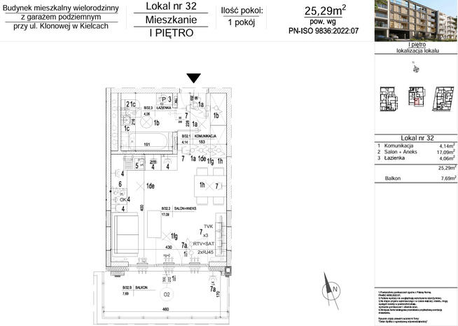 NOWE Mieszkanie 25,29 m2 > ul. Klonowa