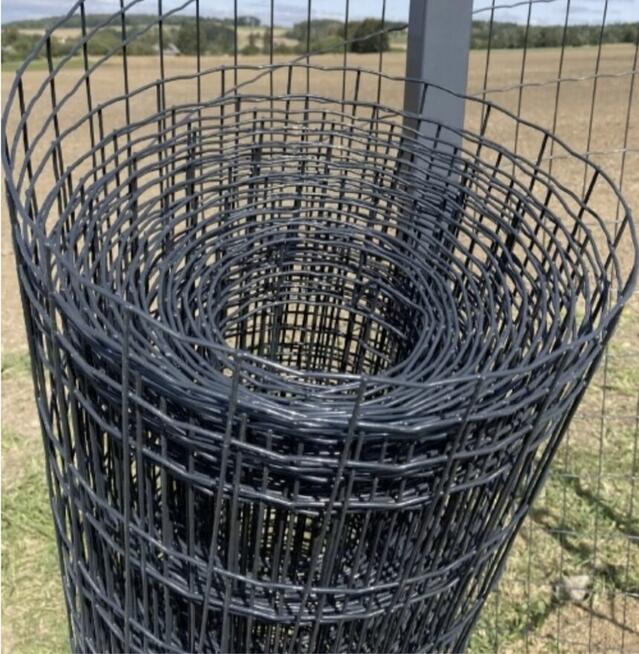 Siatka ogrodzeniowa zgrzewana antracyt 1 m x 10 m