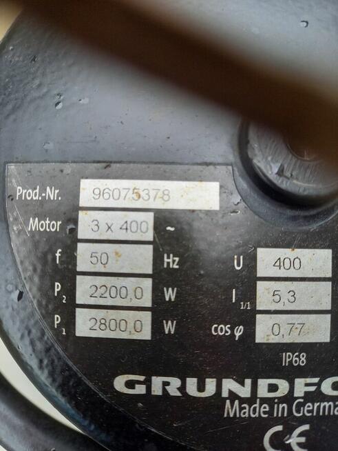 Pompa do ścieków Grundfos