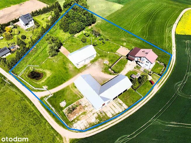 Duża działka | Sprzedaż | Dom | Budynki |rz. Sona