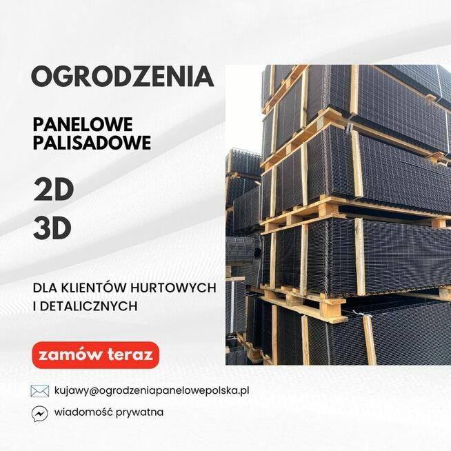 PANELE 3D 2D BRAMY FURTKI OGRODZENIA SIATKI BLOCZKI PŁYTY