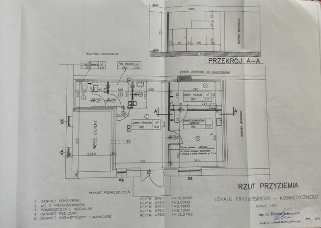 Lokal użytkowy 40m na parterze po zakładzie fryzjerskim