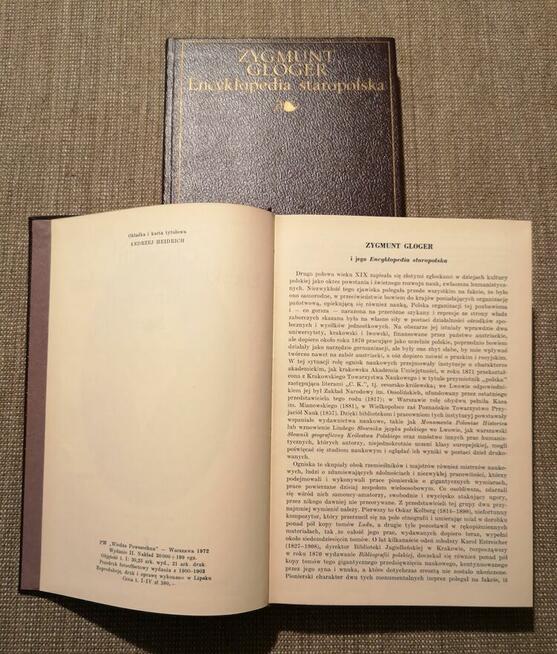 Encyklopedia staropolska Z. Gloger, 4 tomy, WP 1972.