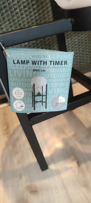 Lampa stojąca ledowa