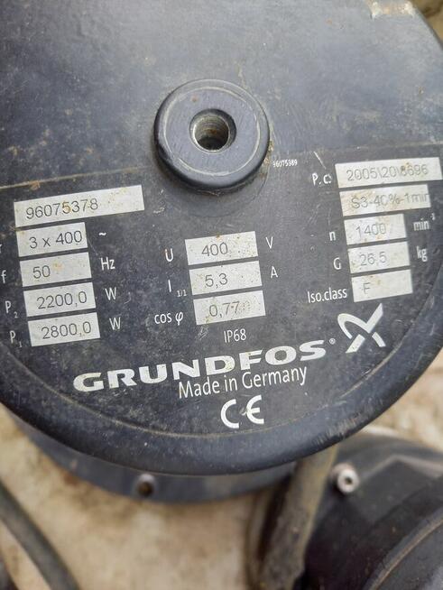 Pompa do ścieków Grundfos