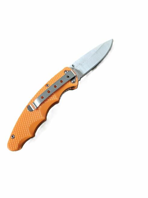 Nóż do patroszenia ryb pomarańczowy