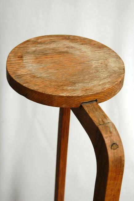 Kwietnik drewniany, stojący, art deco, dwudziestolecie