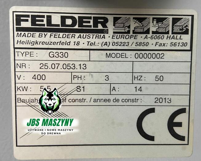 Okleiniarka FELDER G330