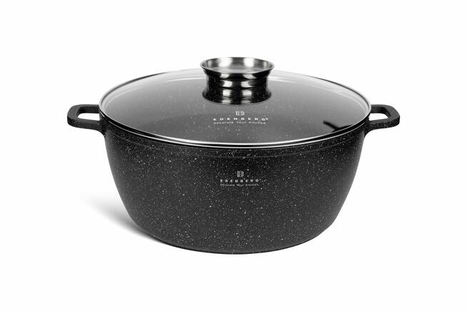 Garnek marmurowy z pokrywką ZILNER rozmiar16-28cm 1,3-6,2 L