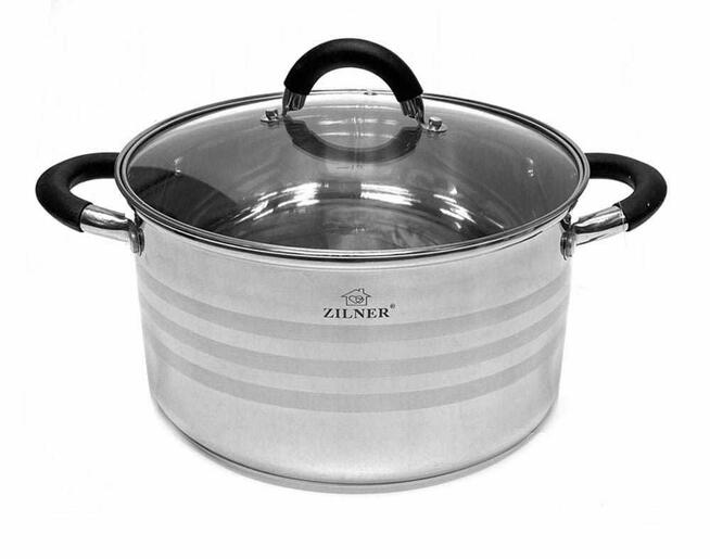 Zestaw garnków stalowych 12 ele. ZILNER ZL-8110