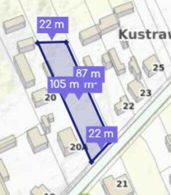 Działka budowlana 0,20 ha Krzeszów | Kustrawa
