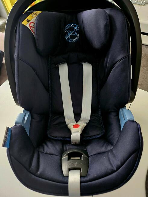 Fotelik Cybex Aton 5 z adapterami