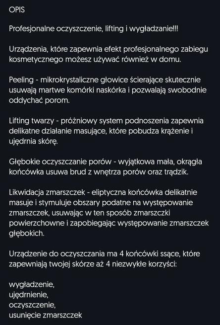 Depilator do usuwania wągrów, pory inne nowy sprzedam