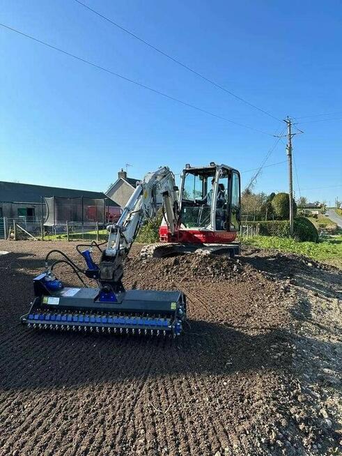 Kultywator do koparki G-rake dla minikoparek