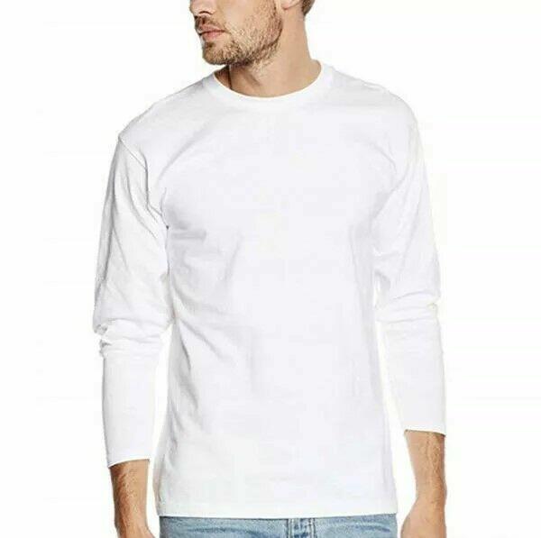 Bawełniany T-SHIRT z długim rękawem longsleeve czarny B&C