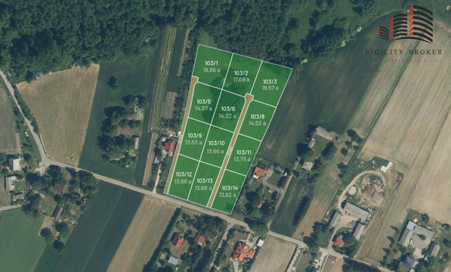 Działka budowlana Moszna gm. Jastków,