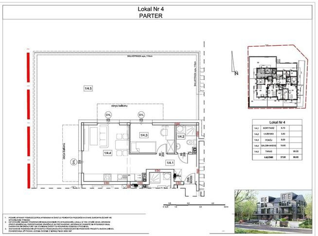 APARTAMENT 2POKOJOWY 38M Z OGRÓDKIEM 86M