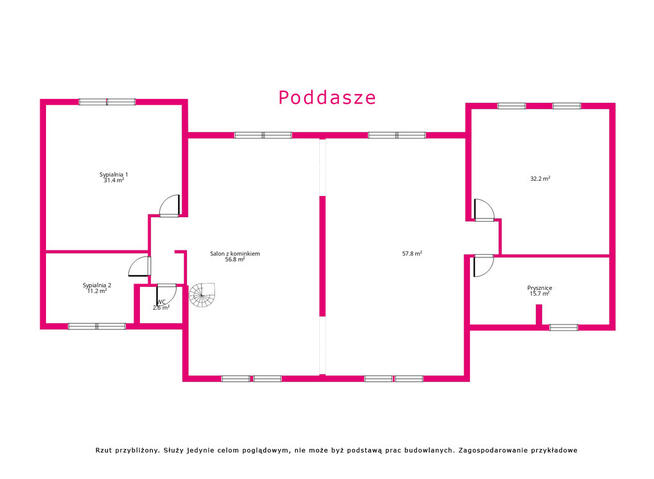 Dom w zabudowie bliźniaczej (600m2), Nisko-Moskale