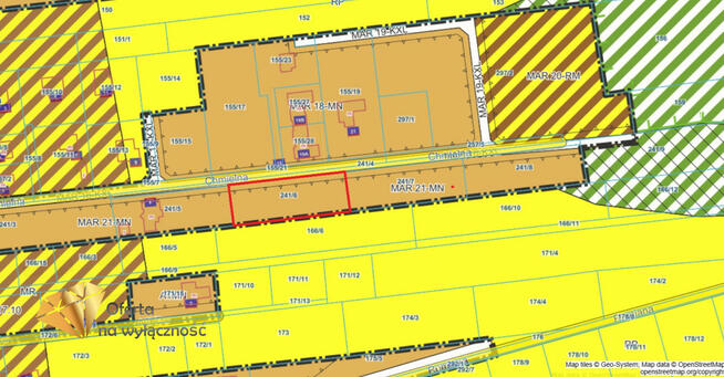 Działka budowlana Marysin gm. Jastków, Chmielna