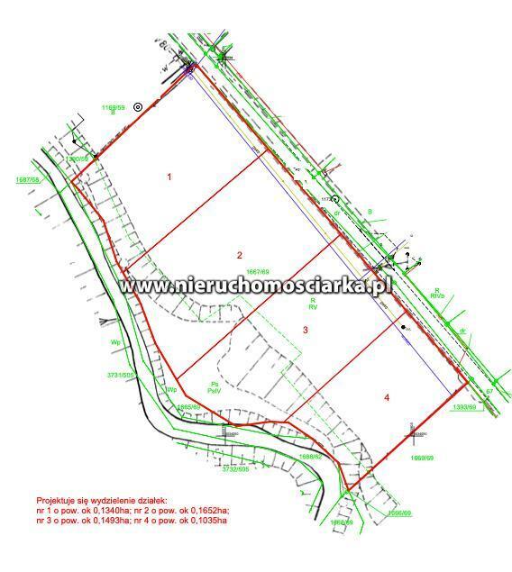 Działka budowlana Skrzyszów gm. Godów