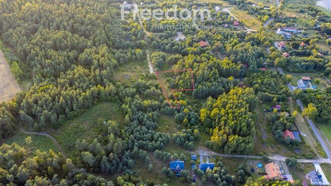Działka budowlana z częścią lasu na sprzedaż