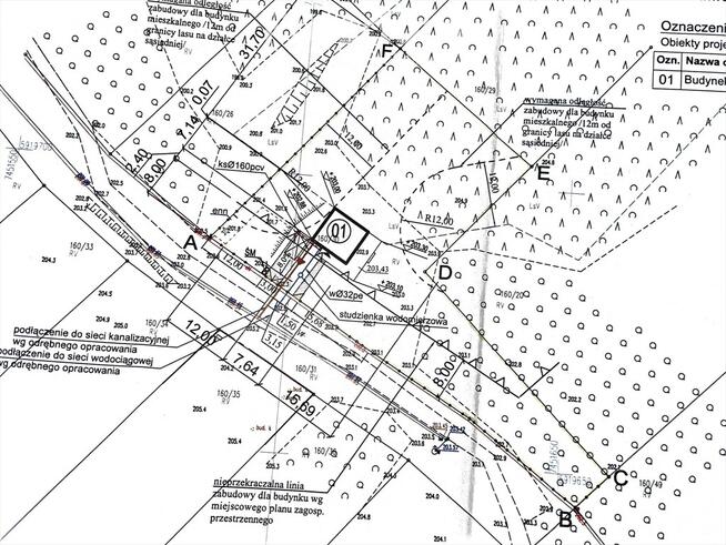 Działka budowlana z częścią lasu na sprzedaż