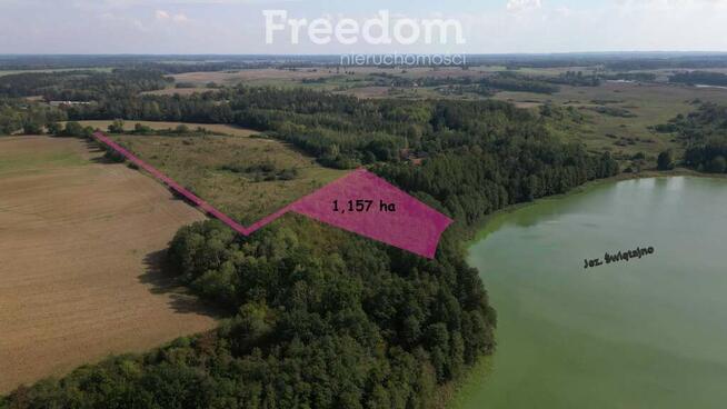 Urokliwa działka nad Jeziorem w Mokinach