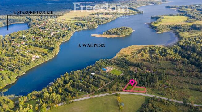 Działka w Starych Kiejkutach nad jeziorem Wałpusz