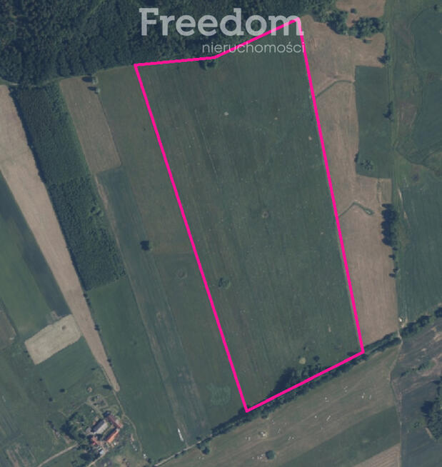 Kompleks trzech dużych działek rolnych 19,64 ha
